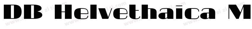 DB Helvethaica Med字体转换